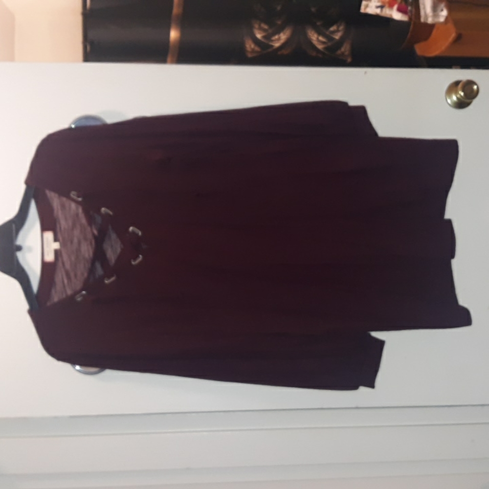 🌺MAX STUDIO WINE COLORED Dress